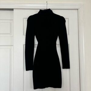 French Connection Black Long Sleeve Dress